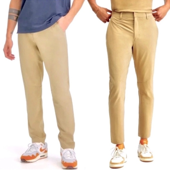 Fabletics Tan Chinos Classic Cotton Twill - Picture 1 of 6
